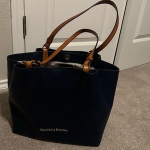 Navy blue Dooney & Bourke tote